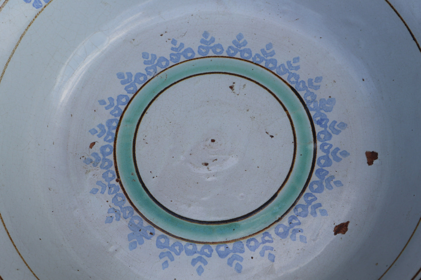 Large antique Italian Puglian terracotta bowl