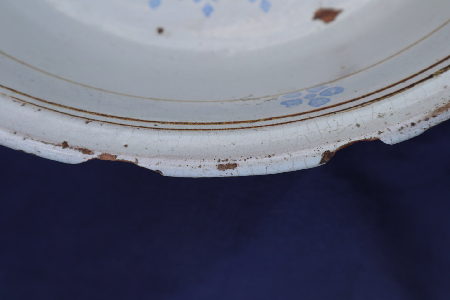 Large antique Italian Puglian terracotta bowl