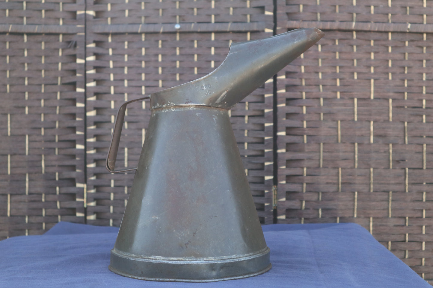 Vintage oil one gallon G.P.O. pouring jug