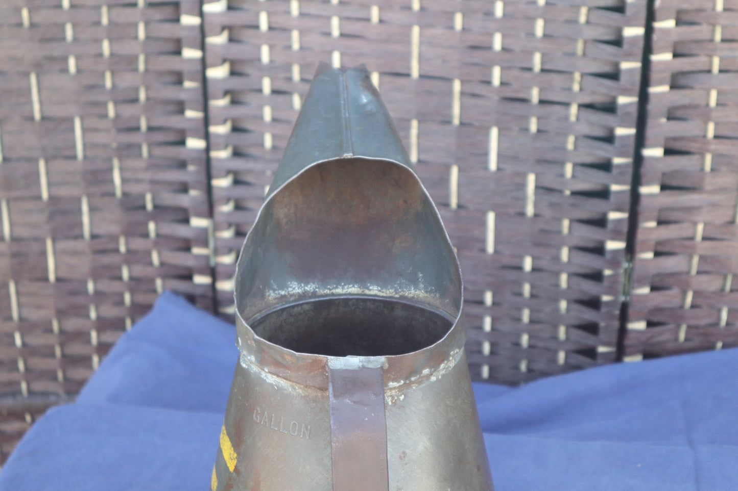 Vintage oil one gallon G.P.O. pouring jug