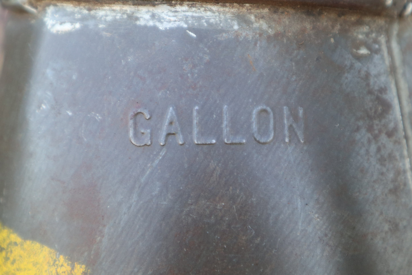 Vintage oil one gallon G.P.O. pouring jug