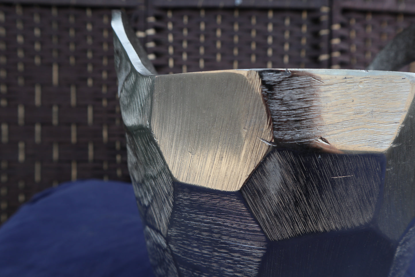Modernist aluminium ice bucket