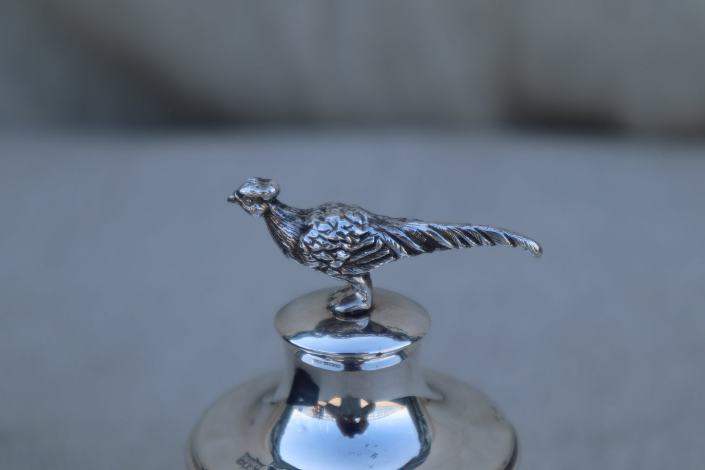 Mappin and Webb 1991 sterling silver decanter or bottle stopper, like new