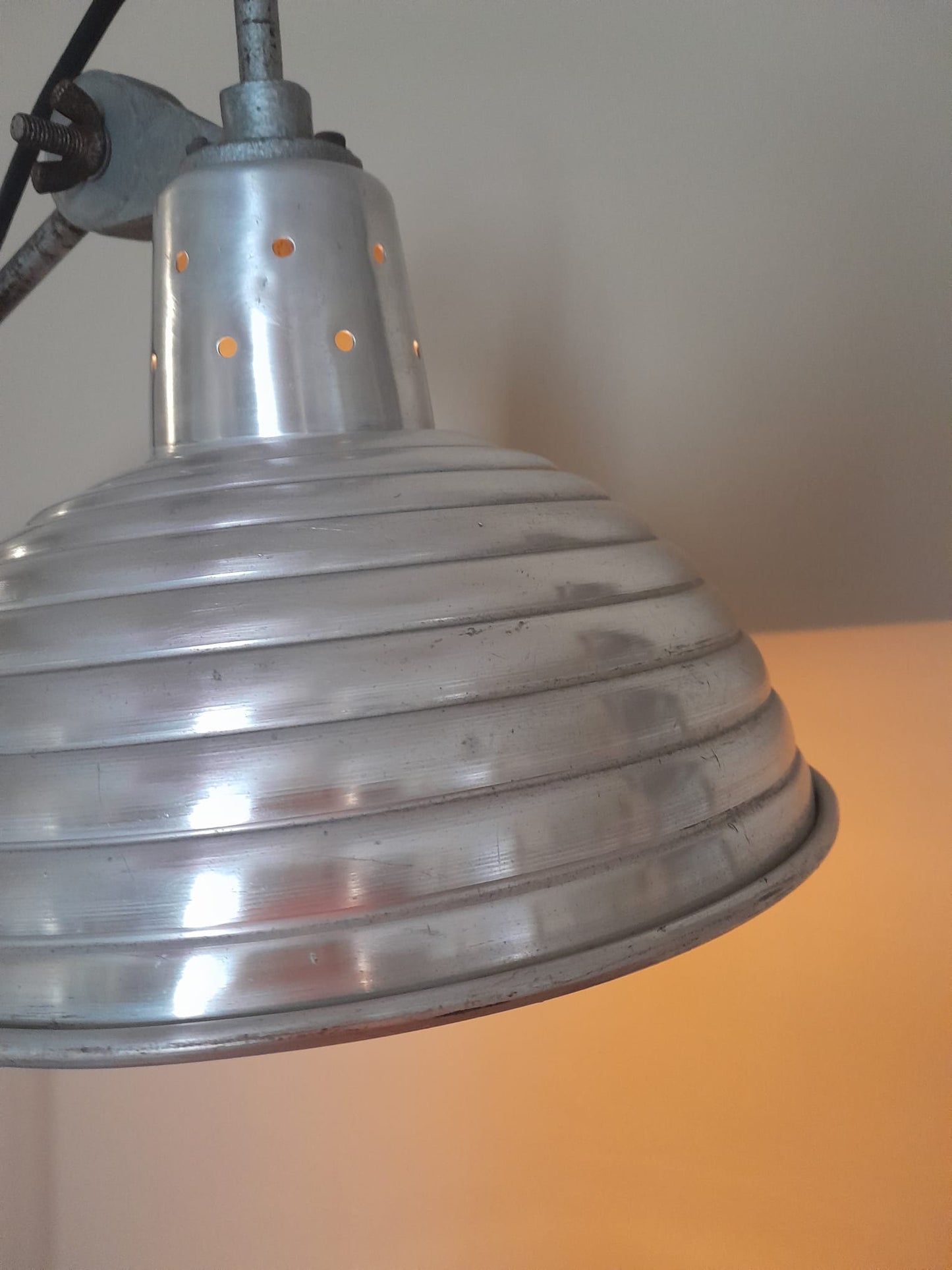 Vintage mid-century 1950s Malham photography lamp