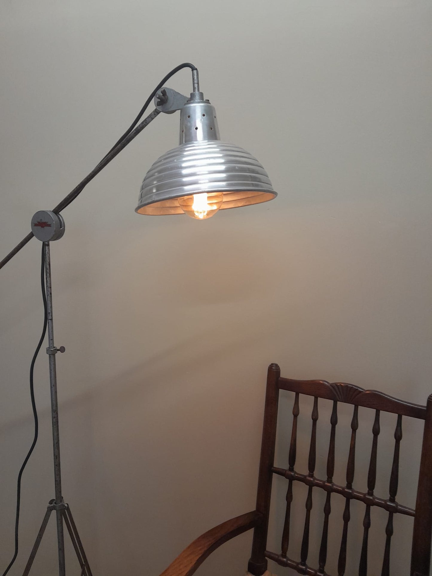 Vintage mid-century 1950s Malham photography lamp