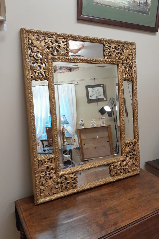 A vintage 1950/60s Italian gilt mirror, made for Harrods by C N Firenze, Florence