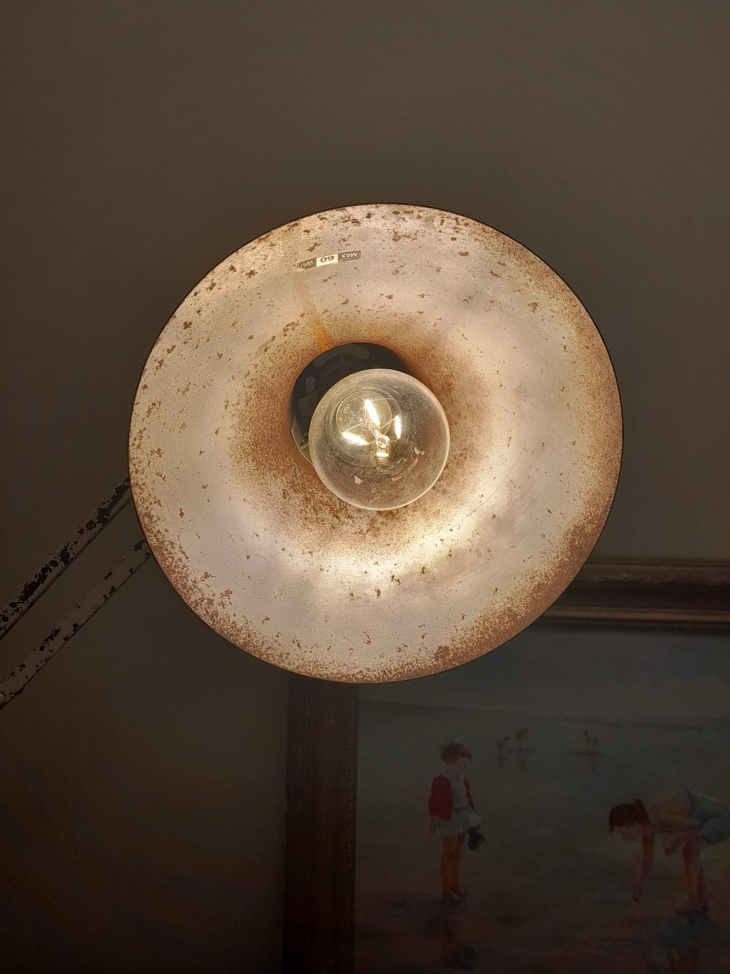 Vintage 1960s Danish HCF anglepoise lamp