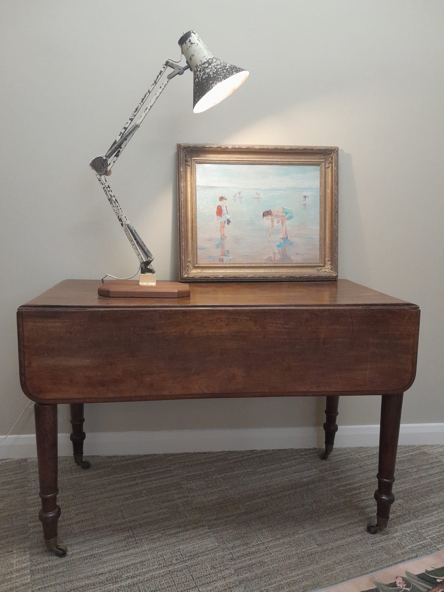 Vintage 1960s Danish HCF anglepoise lamp