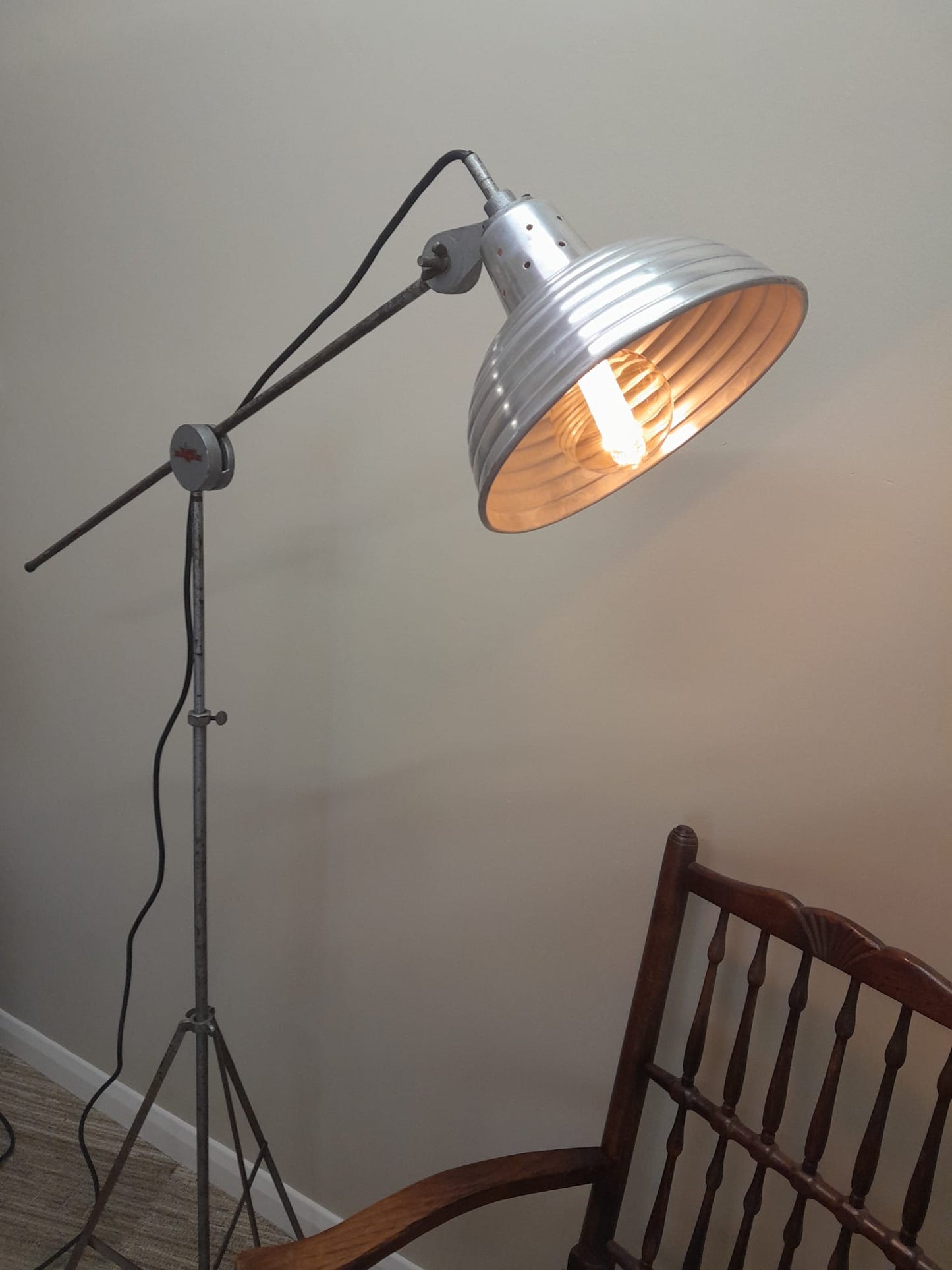 Vintage mid-century 1950s Malham photography lamp