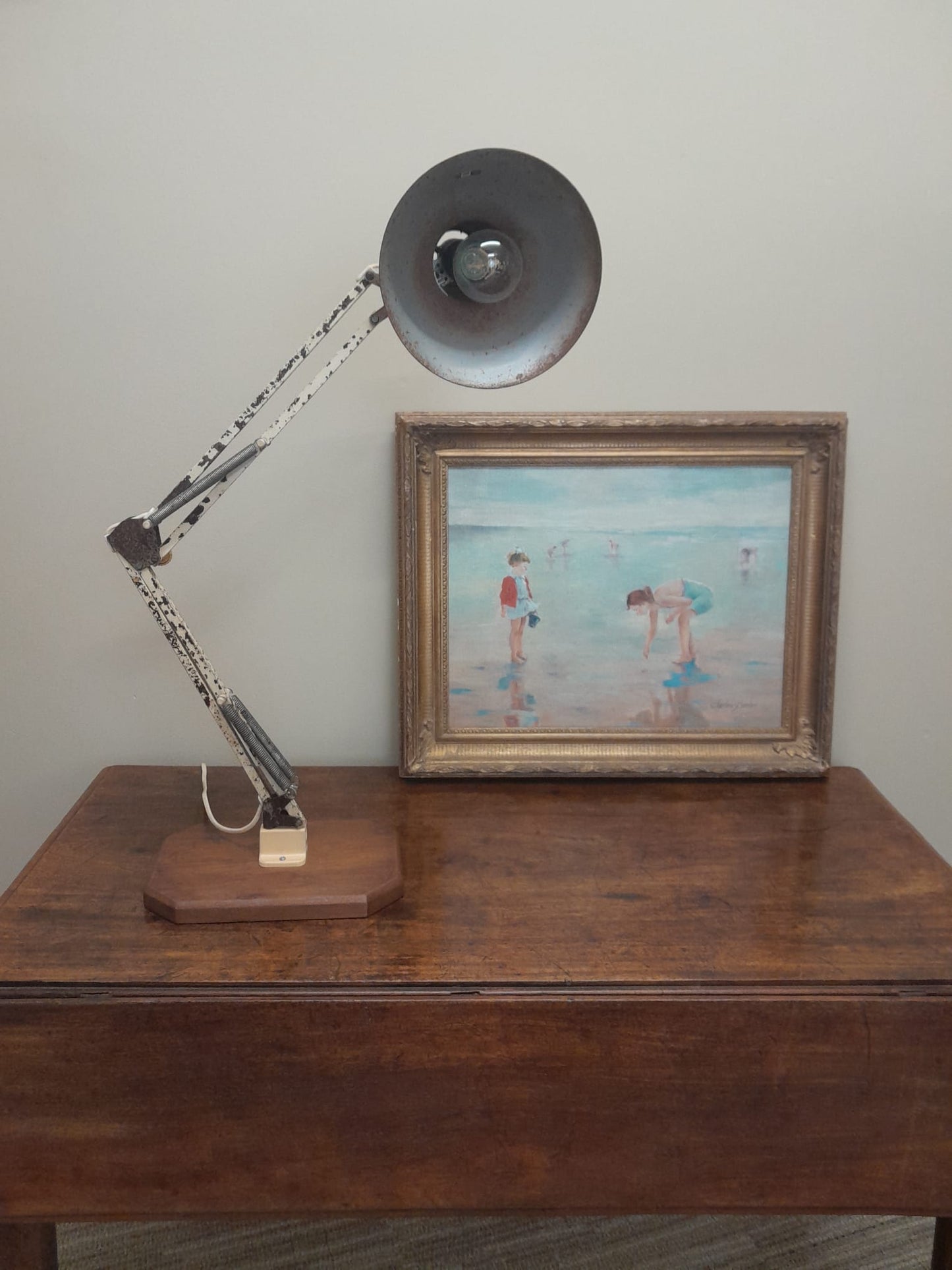 Vintage 1960s Danish HCF anglepoise lamp