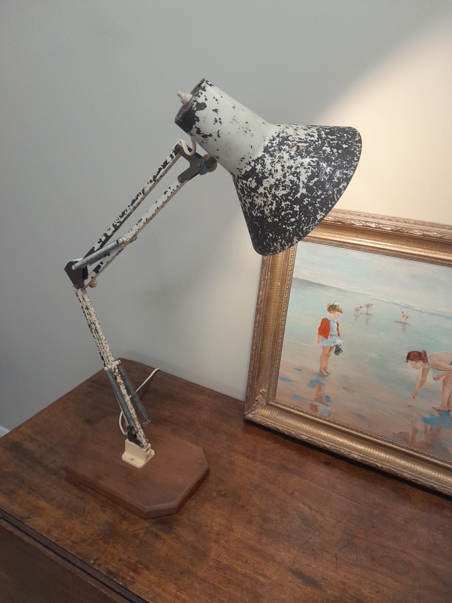 Vintage 1960s Danish HCF anglepoise lamp