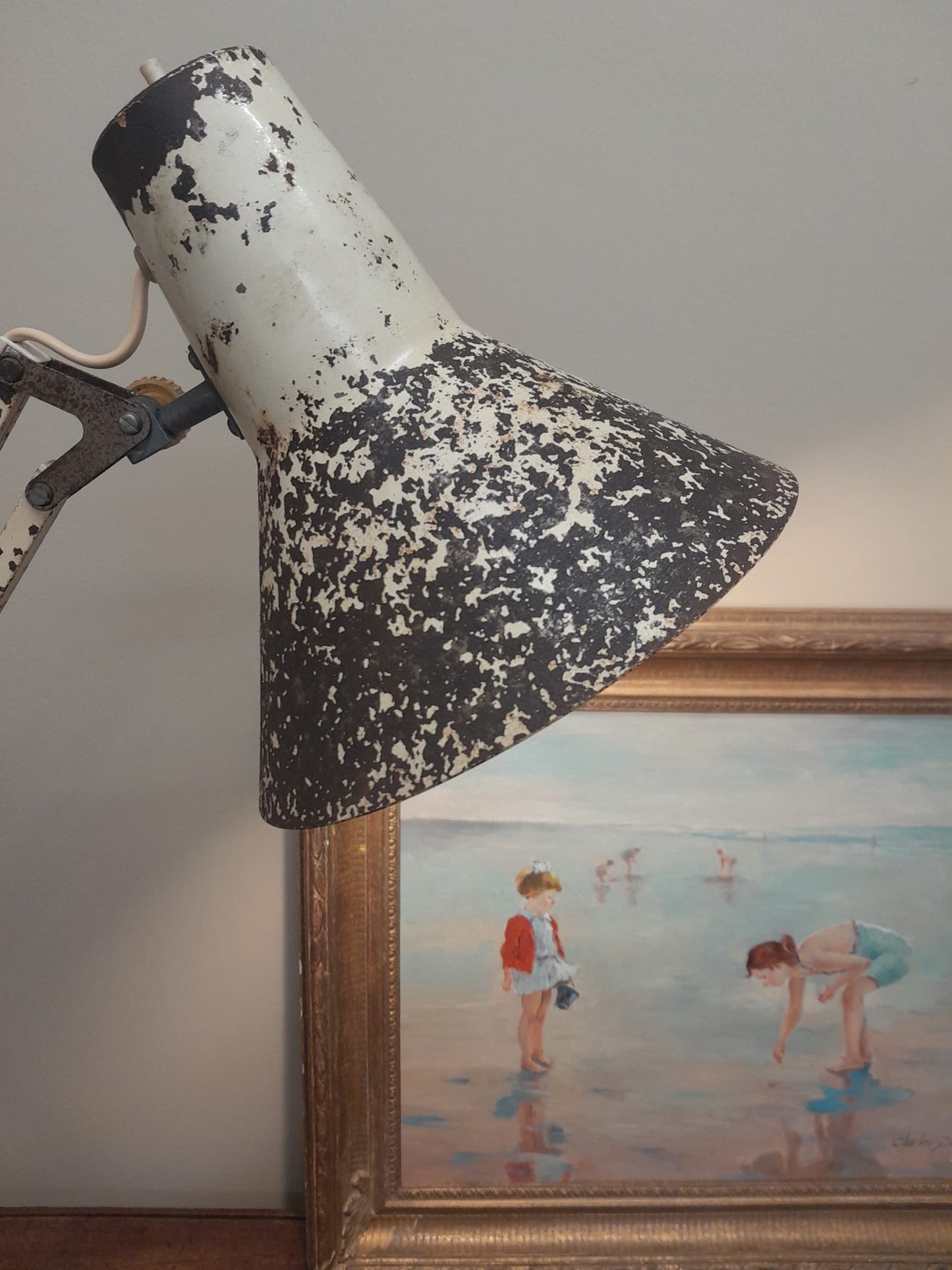 Vintage 1960s Danish HCF anglepoise lamp