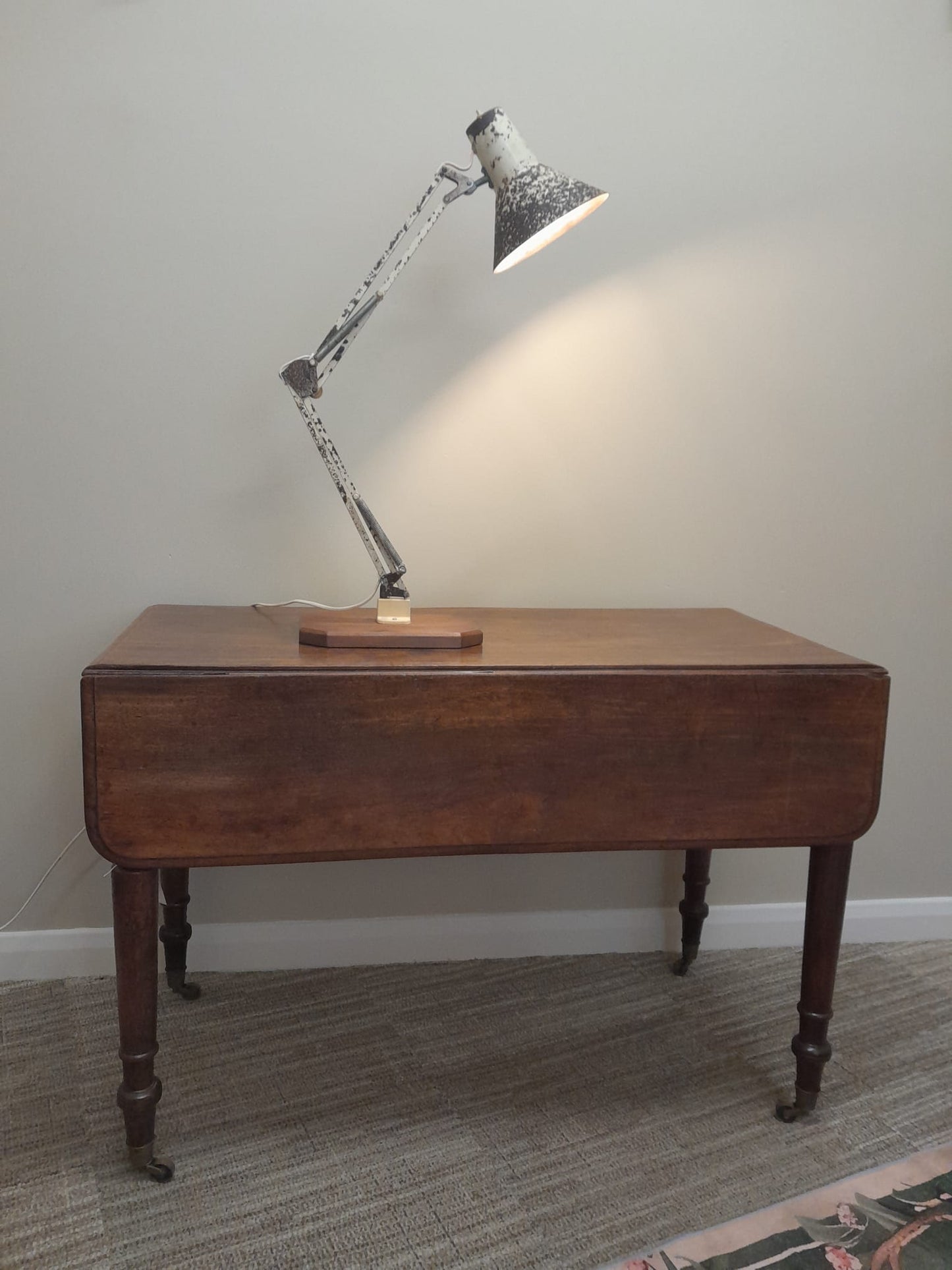 Vintage 1960s Danish HCF anglepoise lamp
